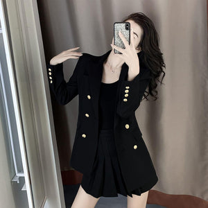 Casual Waist British Temperament Blazer