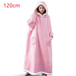 Blanket Winter Warm Home Hoodie With Pockets