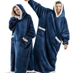 Blanket Winter Warm Home Hoodie With Pockets