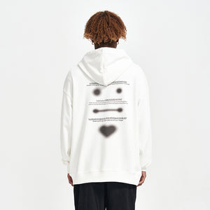 Retro Digital Printing Loose Men's Hooded Sweater