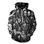 3D Horror Character Hoodie