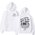 Christian Jesus Letters Print Hoodies Men Women's Clothing