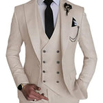 Business Casual Men's Three-piece Suit