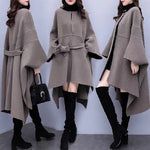 Loose Wool Coat Medium Length