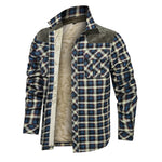 Autumn Winter Fleece Thick Casual Fit Men Warm Jacket