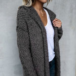 Fashion Hooded Cardigan Jacket Women