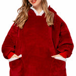 Blanket Winter Warm Home Hoodie With Pockets