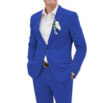 Fashion Casual Men's Suit Linen Slim Fit