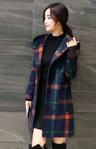 British College Wind Wool Coat