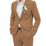 Fashion Casual Men's Suit Linen Slim Fit