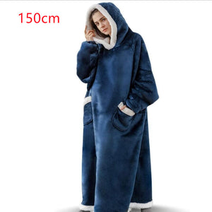 Blanket Winter Warm Home Hoodie With Pockets