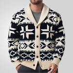 Men's American Retro Heavy Duty Jacquard Sweater