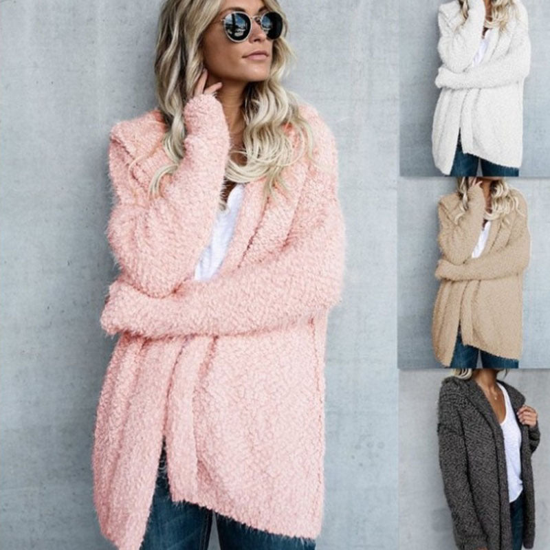 Fashion Hooded Cardigan Jacket Women