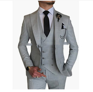 Business Casual Men's Three-piece Suit