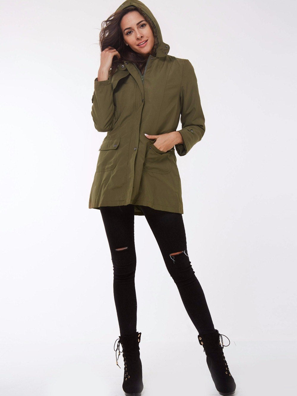 Casual Ladies Basic Coat Cotton Women Winter Jacket