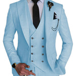 Business Casual Men's Three-piece Suit