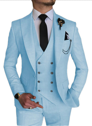 Business Casual Men's Three-piece Suit