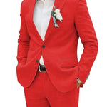 Fashion Casual Men's Suit Linen Slim Fit