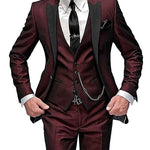 Men's Three-piece Suit Bridegroom Best Wedding Suit