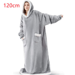 Blanket Winter Warm Home Hoodie With Pockets