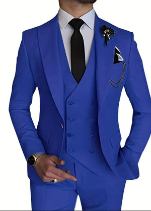 Business Casual Men's Three-piece Suit