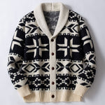 Men's American Retro Heavy Duty Jacquard Sweater