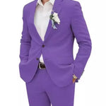 Fashion Casual Men's Suit Linen Slim Fit